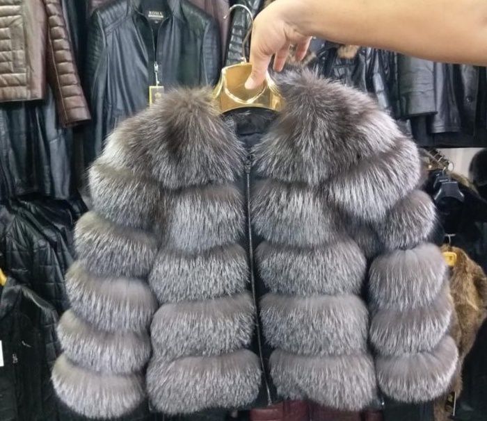 BLĂNURI NATURALE - Haina din blana naturala de vulpe