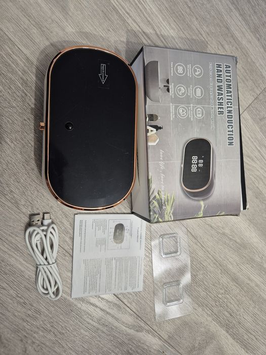 Dozator automat sapun spuma ceas senzor prezenta temperatura