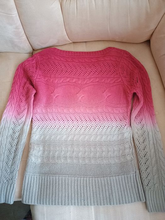 Плетен пуловер S