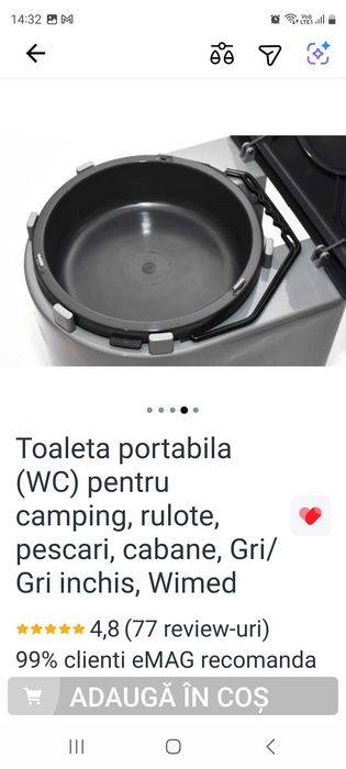 Toaleta portabila adulti