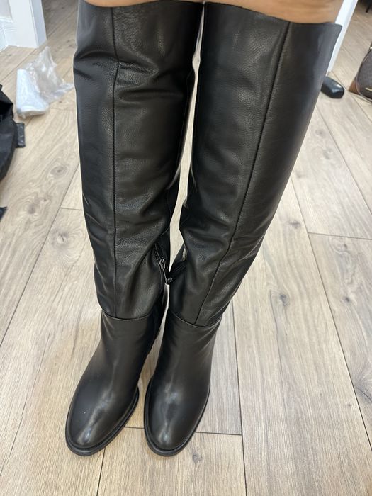 Зимние сапоги нат.кожа