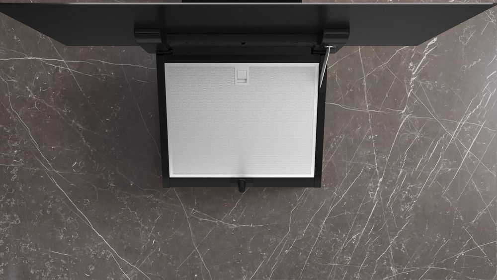 Hotă decorativă Siemens iQ300 LC87KFN60, 80 cm, A+, Home Connect, 768 m³/h Negru OT99