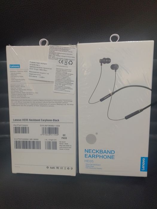 Bluetooth Слушалки Lenovo HE05 SPORT