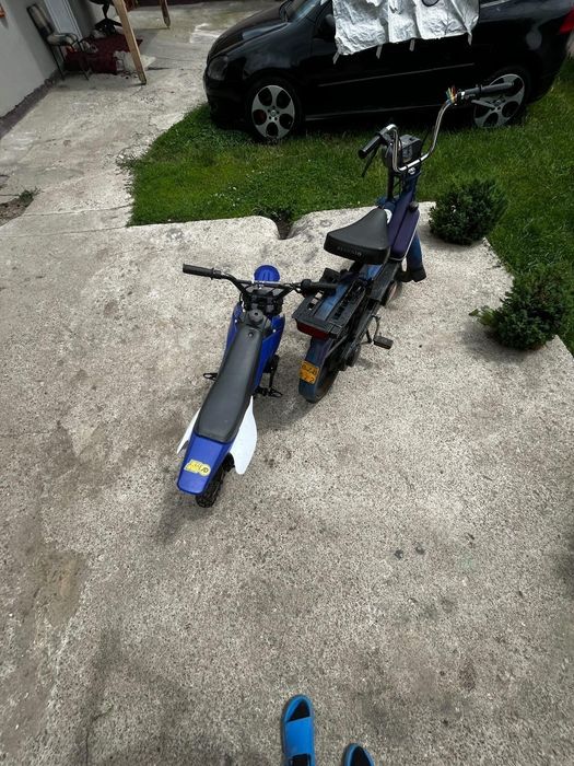 Piaggio bravo 49 cc +cros poket bike 65cc