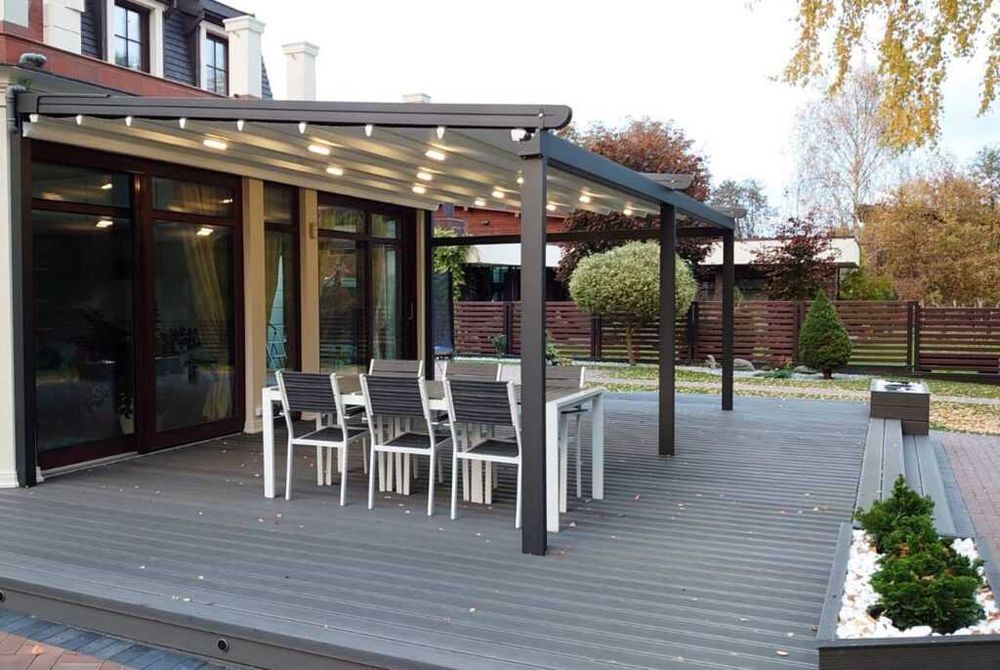 Автоматические тентовые перголы, Avtomatik pergola tizimi. (Турция)
