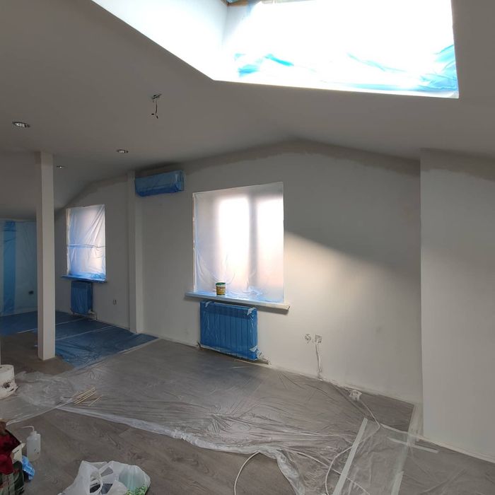 Безвоздушная покраска стен