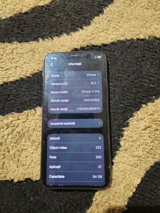 Vând iPhone 11 Pro Excelent Curier 50 AVANS