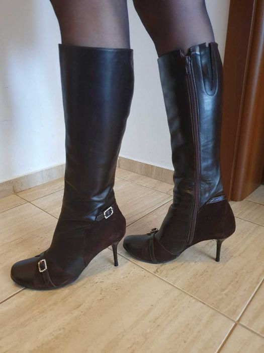 Cizme dama Italia Gia Moretti marimea 35 piele eveniment