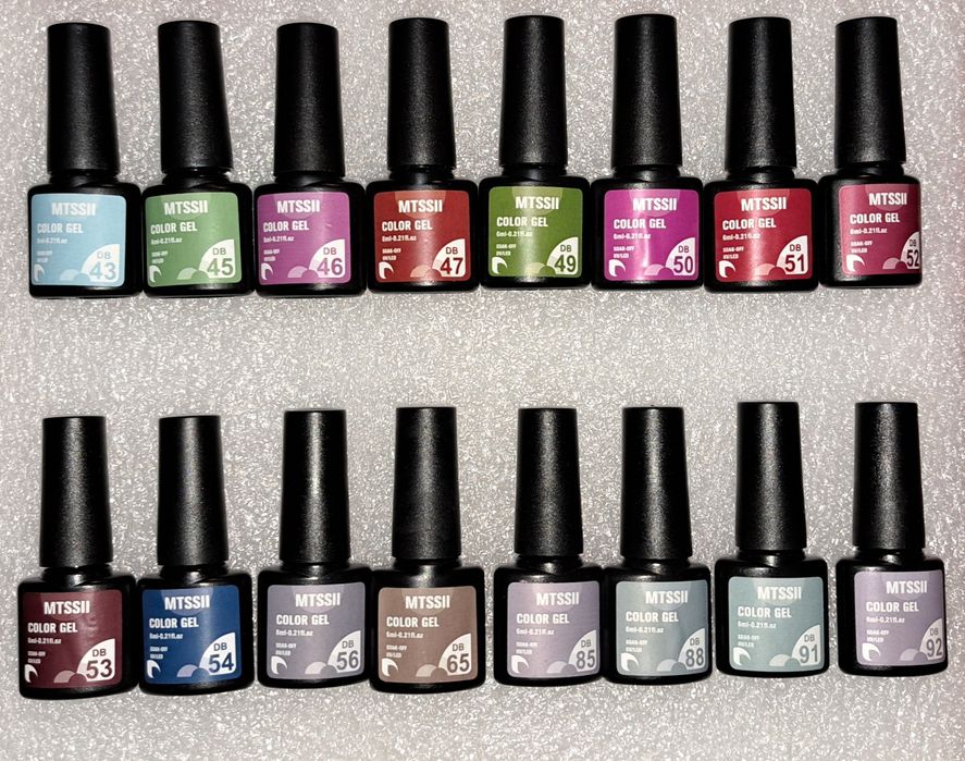 Oje semipermanente pentru lampa diverse culori - 5 lei