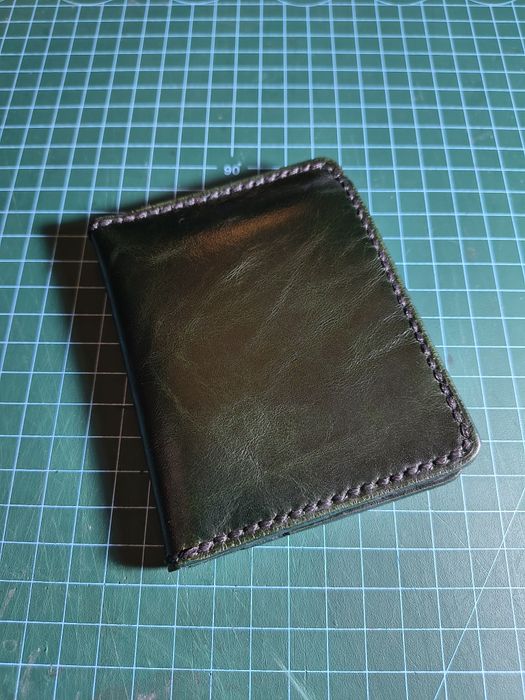 Кошелёк трифолд ручной работы