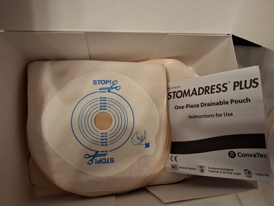 Sistem stoma, pungi colostoma cu adeziv