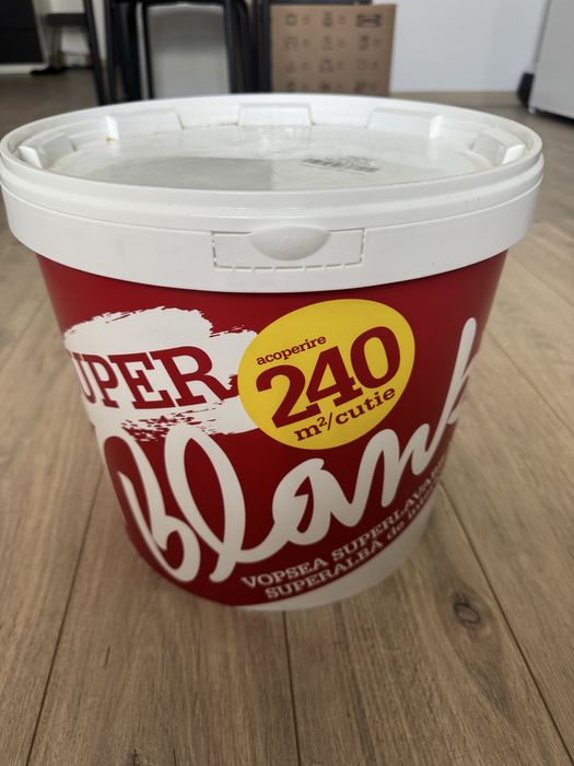 Vopsea superlavabila interior, Super Blank, alb, 15 L
