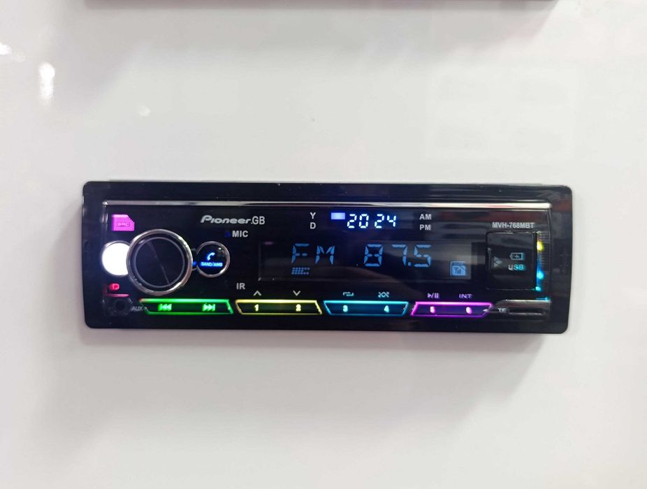 Pioneer Magnitafon 768 BT Bluetooth Radio,USB, AUX, Kuchli ovoz