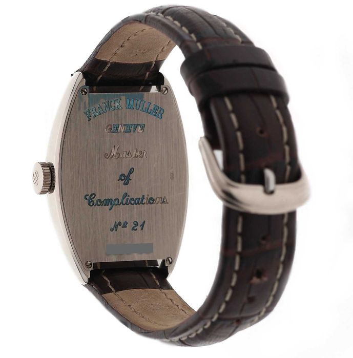 Ceas Franck Muller Cintrée Curvex – Aur Alb 18K – Automatic