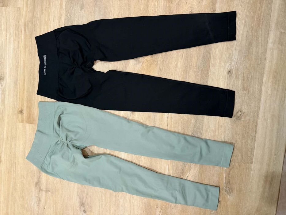 2 perechi Colanti de sala gym glamour