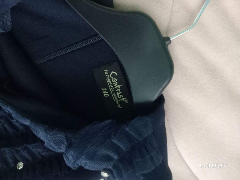 Рокля Контраст  128 и 140 размер