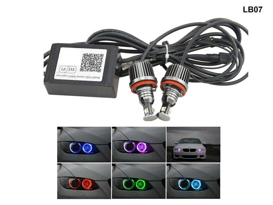 Becuri LED color Angel Eyes BMW E92 E60