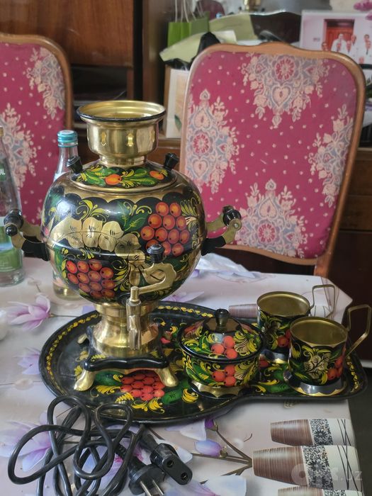Самовар росписной