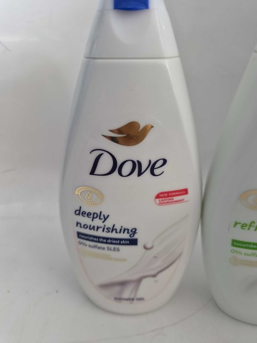 1 бр-4.99€ 2 бр-6.99€ Dove душ гел 450мл, 2 аромата  Description: