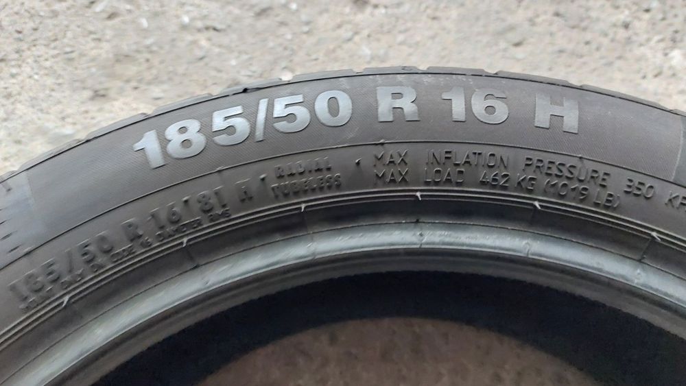 Летни гуми 185/50/16 Continental ContiEcoContact5 2 броя