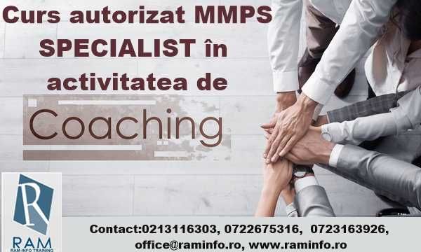 Curs Coach-SPECIALIST in activitatea de coaching autorizat MMSS