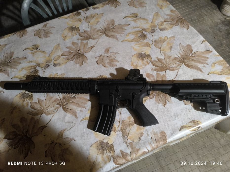 Airsoft M4A1 с пластмасови топчета (28гр и 32гр)