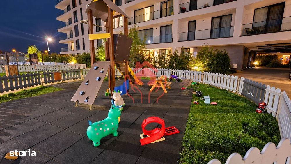 Baneasa Shopping City-3 camere mobilier ROVERE I parc I scoli I garaj