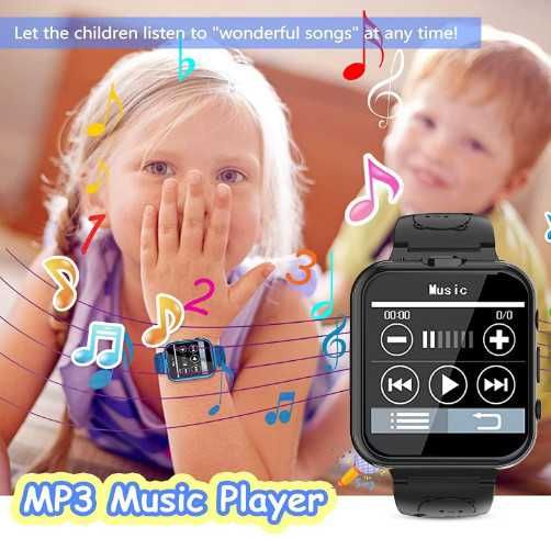 Детски смарт часовник YEDASAH, 24 игри, аларма, музикален плейър