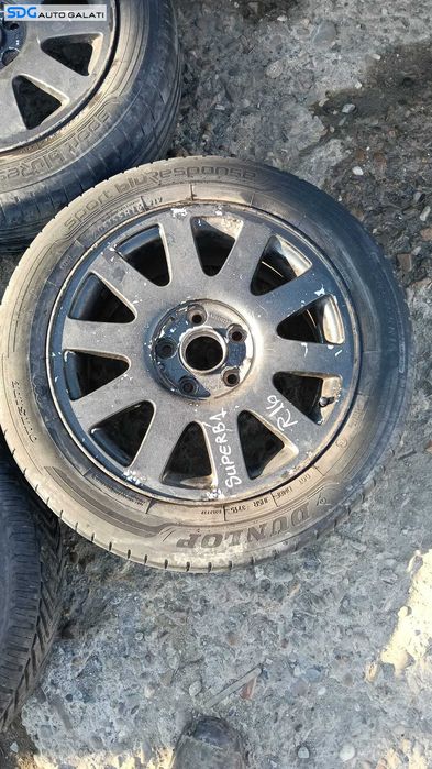 Set 4 Jante Roti Aliaj 205 55 16 R16 ET45 Volkswagen Passat B6 2005 - 2010 [M9582]