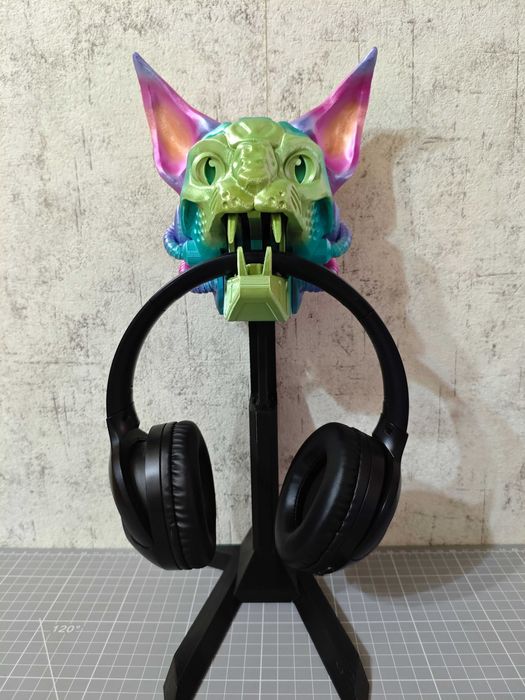 Универсальный держатель для наушников Кибер-кот