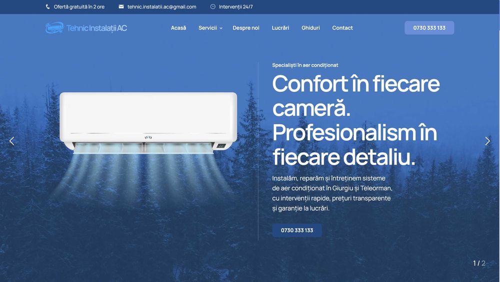 Creare Site Web si Magazin Online | SEO, Conversii, Promovare