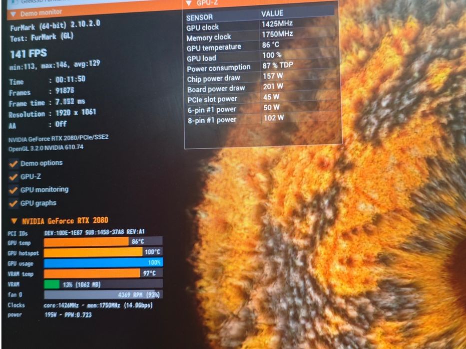 Продам видеокарту RTX 2080 turbo