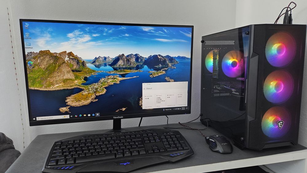 PC Gaming+Monitor Gaming 180HZ  i5+ 16GB RAM + RX 570 8GB + SSD 512gb