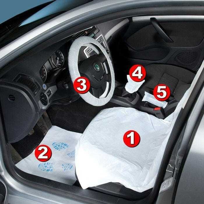 Предпазни калъфи за интериор 5 в 1 за автомобил / кола