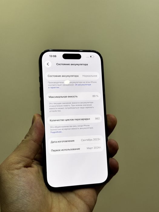 Iphone 15 Pro. 256гб. АКБ 89%
