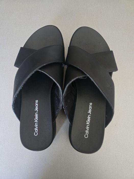Чехли на платформа Calvin Klein