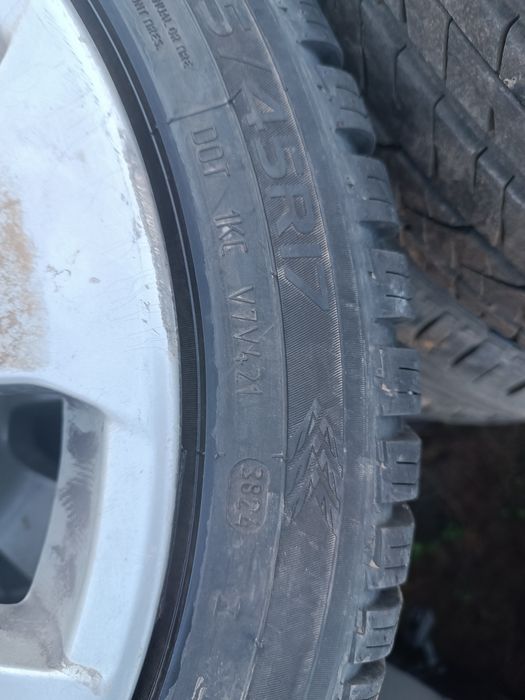 3x cauciucuri anvelope iarna M+S 225 45 17 dot 3824