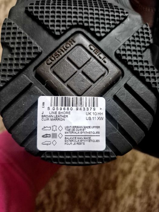 Обувки кафяви мъжки от естествена кожа. Чисто нови, неизползвани.