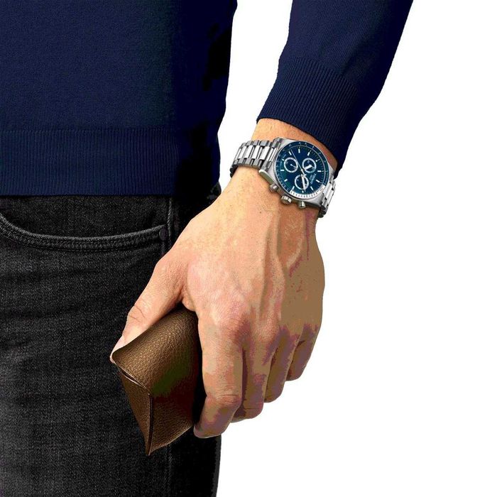 Tissot PR516 Quartz Chronograph Steel Blue