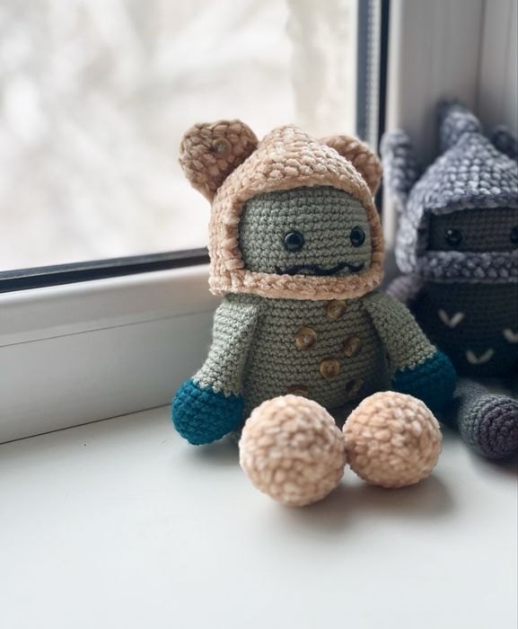 Вязаные игрушки Монстры