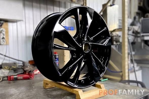 Полимерное покраска дисков