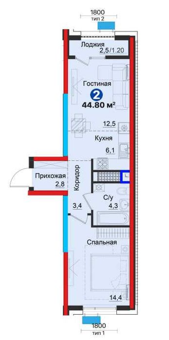 евро 2шка возле метро, со скидкой 15%, ключи сданы, можно в ипотеку