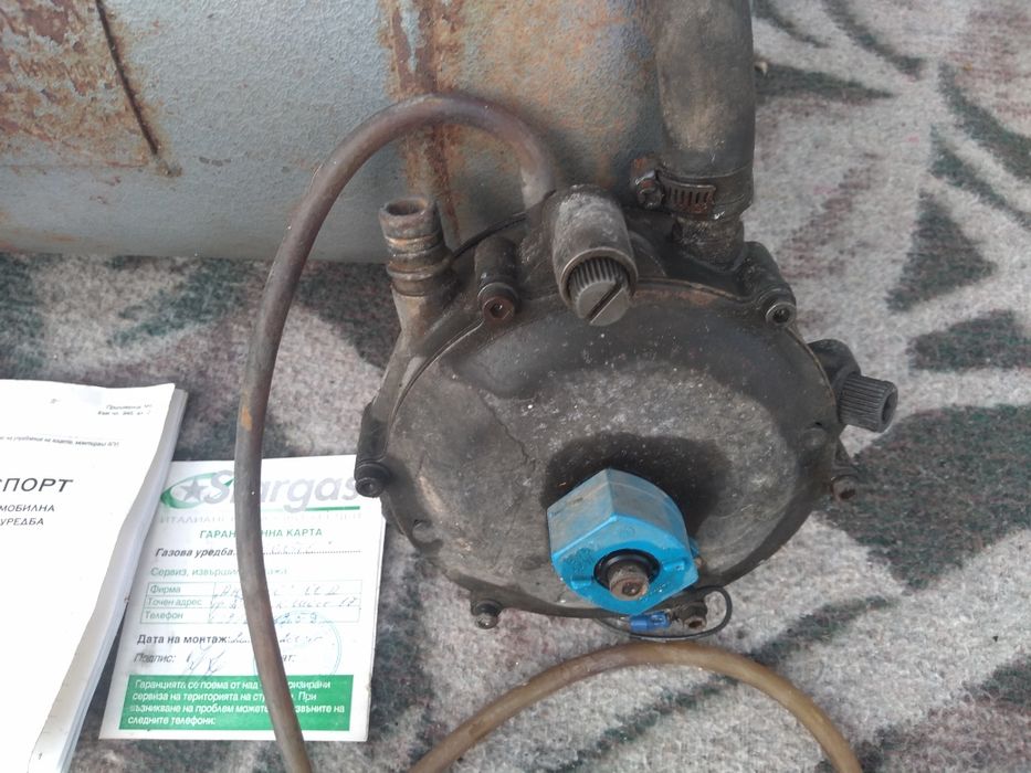 Газова уредба с паспорт и гар.карта .1975 г.