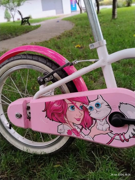 Bcicleta pentru fetite, roz