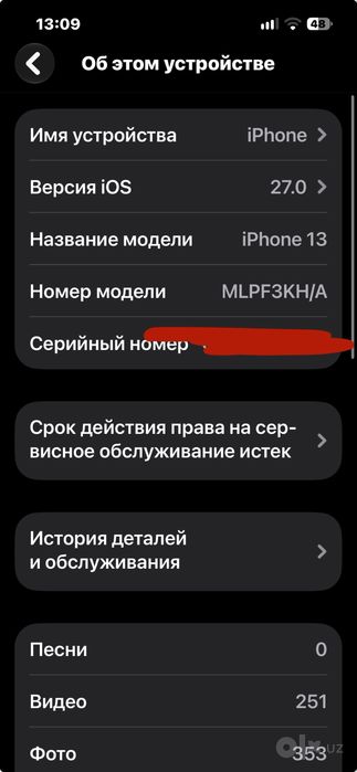 Iphone 13 tyomni siniy