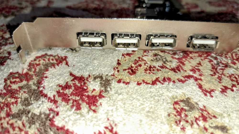 USB HUB на 4 порта PCI шина