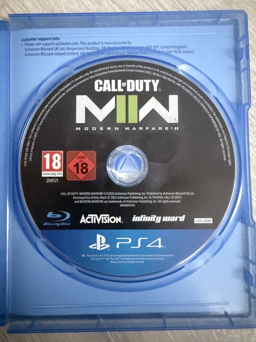 Call of Duty Modern Warfare 1 si 2 / PS4