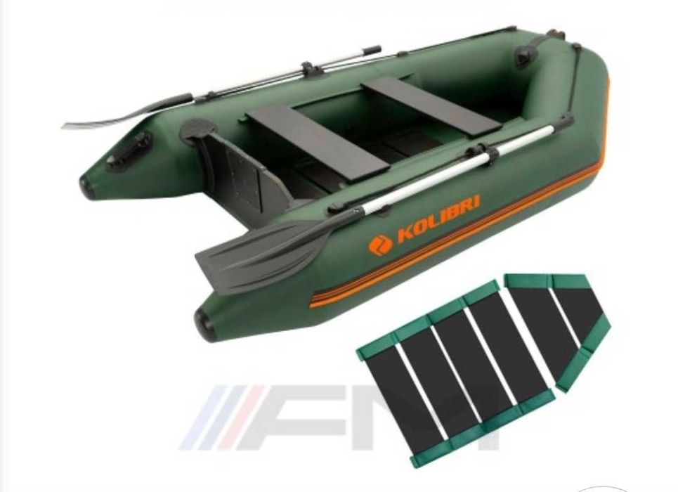 Продавам надуваема лодка Kolibri KM-260 в отлично състояние, пускана на вода 2 пъти - 430 евро