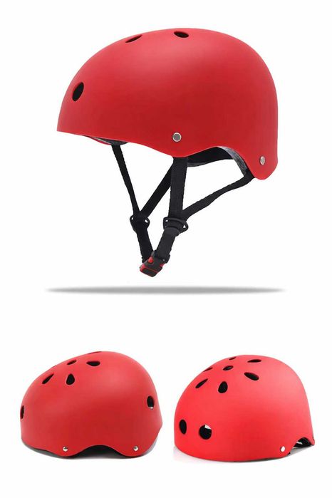 Casca protectie Bicicleta/Trotineta, Ultra Usoara, Marime reglabila, Rosu