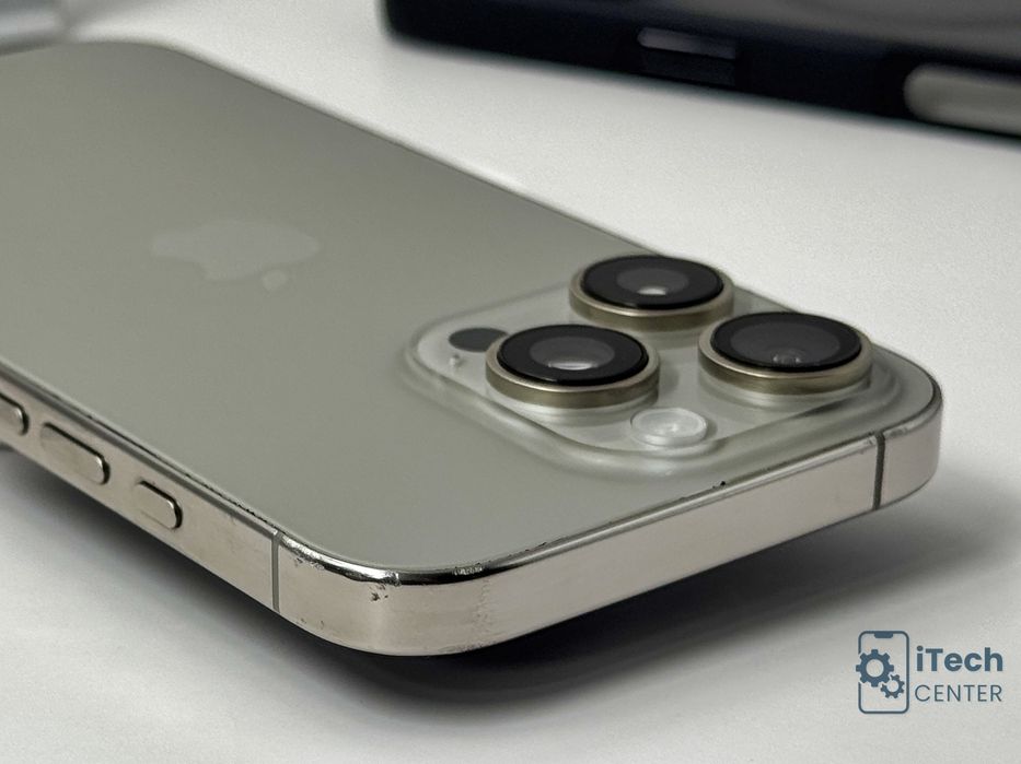 iPhone 16 Pro, 256GB, Natural Titanium, 100% батерия, ДОБЪР, 1г. ГАРАНЦИЯ!